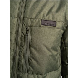 Бомбер удлиненный хаки