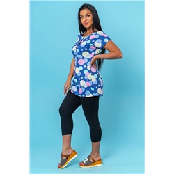 Костюм женский Текс-Плюс, цвет черный синий