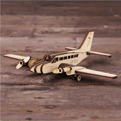 Деревянный конструктор. Cборная модель «Самолёт. CESSNA»