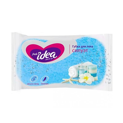 Губка  д/тела  FRESH IDEA Силуэт крупнопорист.восьмерка