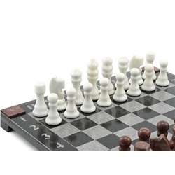 Шахматы подарочные из камня гранит 375*375мм