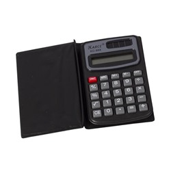 Калькулятор карманный Alingar 8 разрядов 6,3*10см серый металлик КC-888 AL6348
