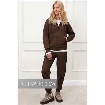 Женский костюм из футера с начесом Happyfox