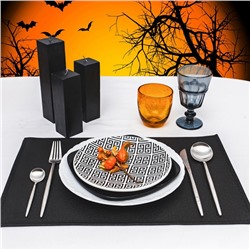 Набор столовых приборов из нержавеющей стали Magistro «Фолк», 4 предмета, цвет серебряный