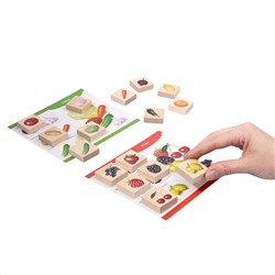 Лото деревянное «Овощи и фрукты»