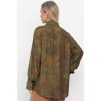 Блуза Тайна очарования (зеленая) Б14434-5М