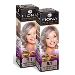 FIONA Стойкая крем-краска д/волос  9.1 Серебристо-пепельный