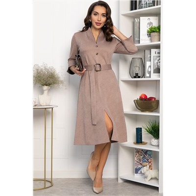 Платье трикотажное Дарьяна НЬЮ (бежевое) П14304-18М