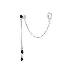 Серьги из серебра кварц, Ю-28049р