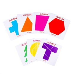 Настольная игра головоломка IQ Пазлы «Танграм» серии Baby Toys wood