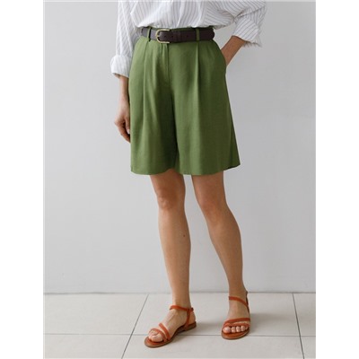 Шорты изо льна с вискозой