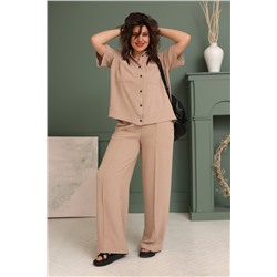 BegiModa 3020 кэмел, Брюки,  Блуза