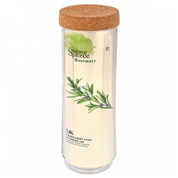 Банка для сыпучих продуктов Sugar&Spice Rosemary 1,6 л SE105910996 с пробковой крышкой