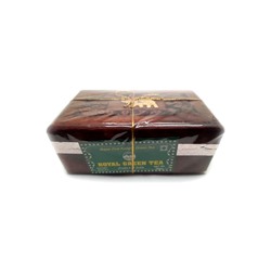 ROYAL GREEN Tea (Подарочный чай КОРОЛЕВСКИЙ ЗЕЛЁНЫЙ в деревянной коробке), 50 г.