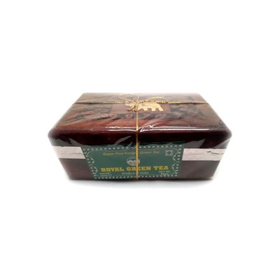 ROYAL GREEN Tea (Подарочный чай КОРОЛЕВСКИЙ ЗЕЛЁНЫЙ в деревянной коробке), 50 г.