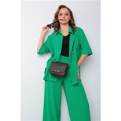 Andrea Fashion 3 зелёный, Брюки,  Рубашка
