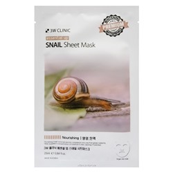 Маска для лица с муцином улитки Essential Up Sheet Mask 3W Clinic, Корея, 25 мл Акция