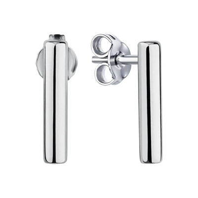 Серьги из серебра без вставки, Л-21381