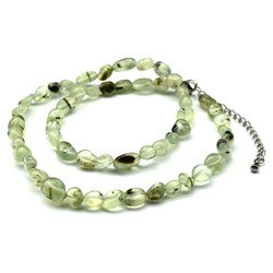 Бусы из пренита галтовка, 41см