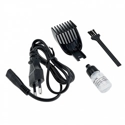 Машинка для стрижки волос 2 Вт DELTA LUX DE-4208A аккумуляторная белая с серебристым