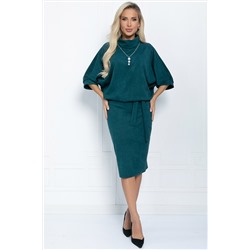Платье Антония (изумрудное) П11491