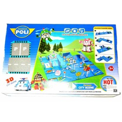 6889-137 Игр.поле гараж.Robot(4гер)