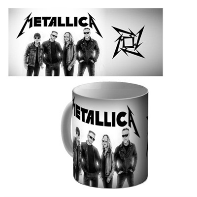 Кружка керамическая "Metallica" (logo)