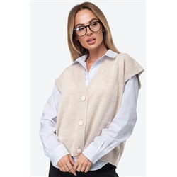 Женский вязаный жилет Happyfox