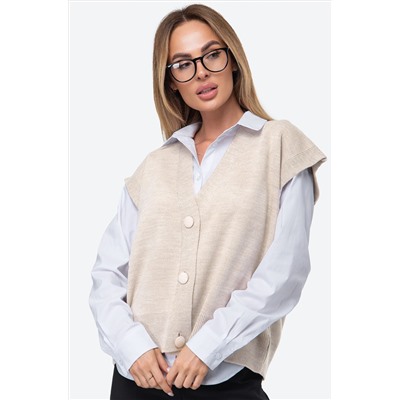 Женский вязаный жилет Happyfox