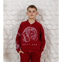 Толстовка "Дрифт" темно-красный