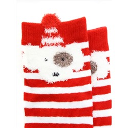 Детские носки 3-5 лет 15-18 см "Рождество" Собачка