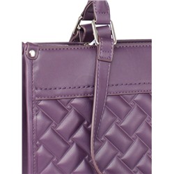Сумка женская искусственная кожа DJ-CM 6706-PURPLE,,  3отд,  плечевой ремень,  фиолетовый 256143