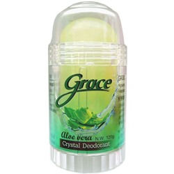 ALOE VERA, Crystal Deodorant, Grace (Дезодорант кристаллический алунитовый, АЛОЭ (Алое) ВЕРА, Грэйс), 120 г.
