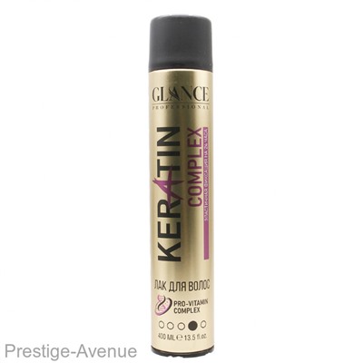 Лак для волос Glance Professional Keratin Pro-Vitamin Complex 400 ml