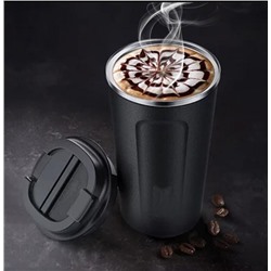 Термокружка из нержавеющей стали COFFEE, черная