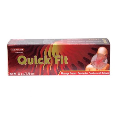 QUICK FIT Massage Cream, Hemani (КВИК ФИТ массажный крем, Хемани), 50 г.