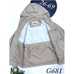 Ветровка G681 бежевый