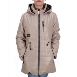 8250 BEIGE Куртка демисезонная женская BAOFANI (100 гр. синтепон) размер 50/52 российский