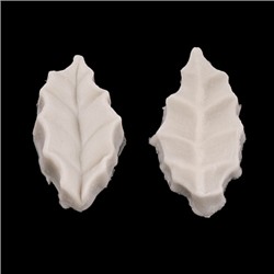 Силиконовый молд - вайнер "Лист холли" 4*2 см