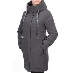 8802 DARK GRAY Пальто зимнее женское CLOUD LAG CAT  (200 гр. холлофайбер) размер M - 44 российский
