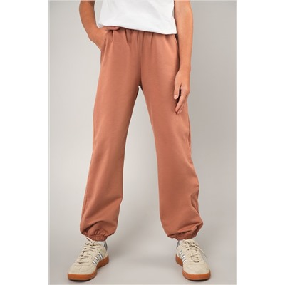 Брюки джоггеры из футера для девочки Happyfox