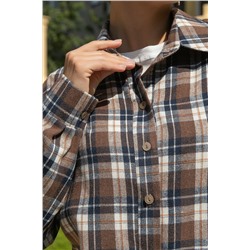 Рубашка Денни (коричневая) Б14144-7М
