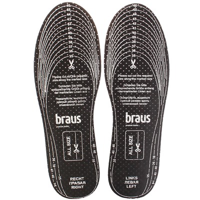 Стельки БЕЗРАЗМЕРНЫЕ Braus 8820