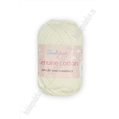 Пряжа "Genuine cotton" 50 гр (10 шт) SF-7844, айвори