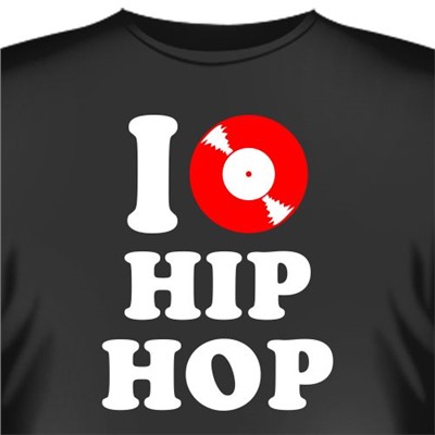 Футболка "I love HIP HOP"