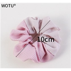 SALE! Стильная Резинка для волос, 1 шт. Цвет Серый + Зеленый. диаметр 10 см.