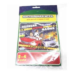 Настольная игра-ходилка "Полиция против Мафии" 25,5х15см SH ge10559