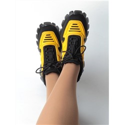 ZW191-1Y/8 YELLOW Кроссовки женские (искусственные материалы) размер 38