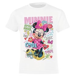 Футболка детская Minnie Covergirl, белая