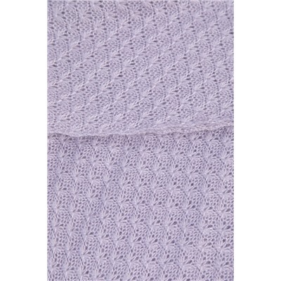 Вязаный палантин (пыльно-сиреневый) ВП01-1М